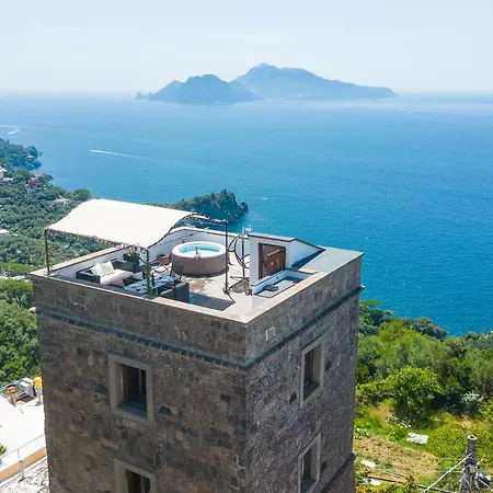 別荘 Torre E Jacuzzi Vista Mare - Terrazza Panoramica