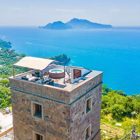 Torre E Jacuzzi Vista Mare - Terrazza Panoramica 펜션 *